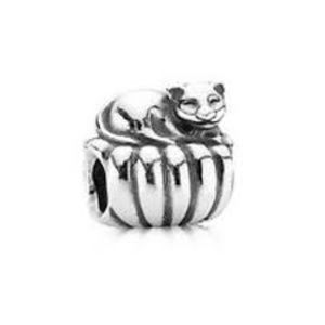 Pandora Cat on a Cushion Charm